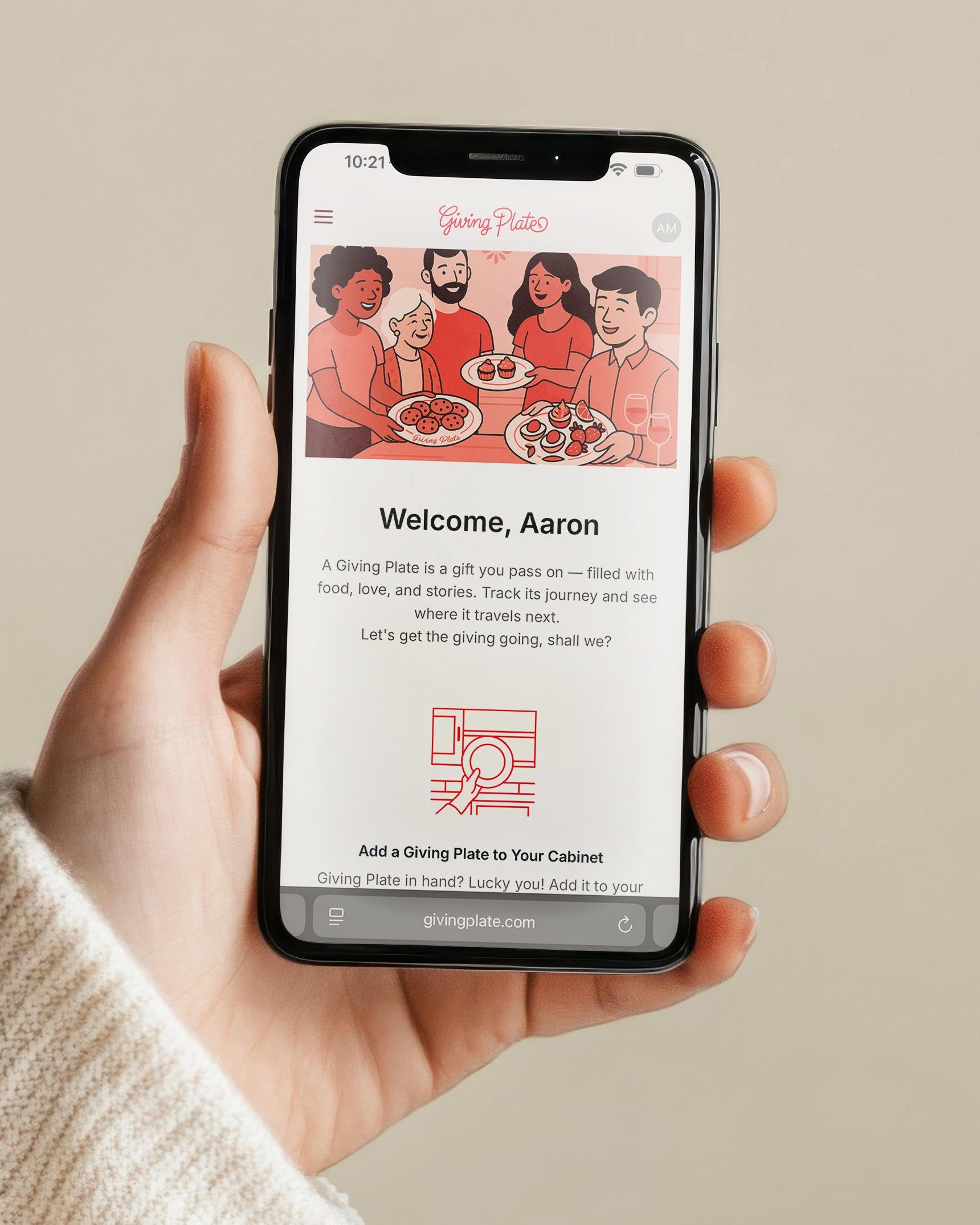 Fruit-Filled Giving Plate