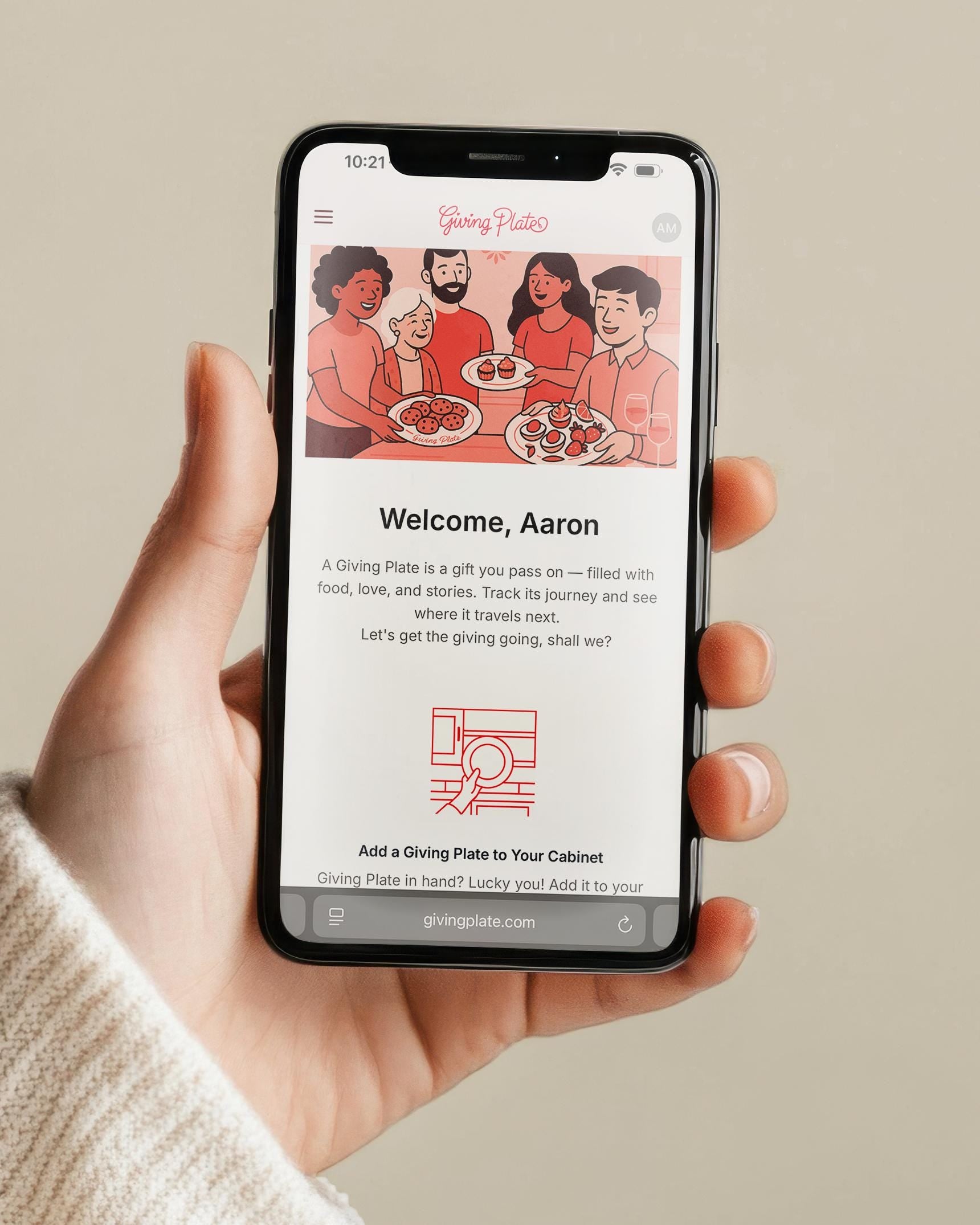 The Original Design Giving Plate