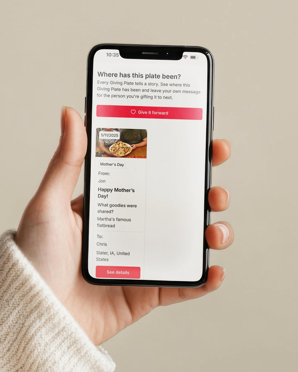 The Original Design Giving Plate