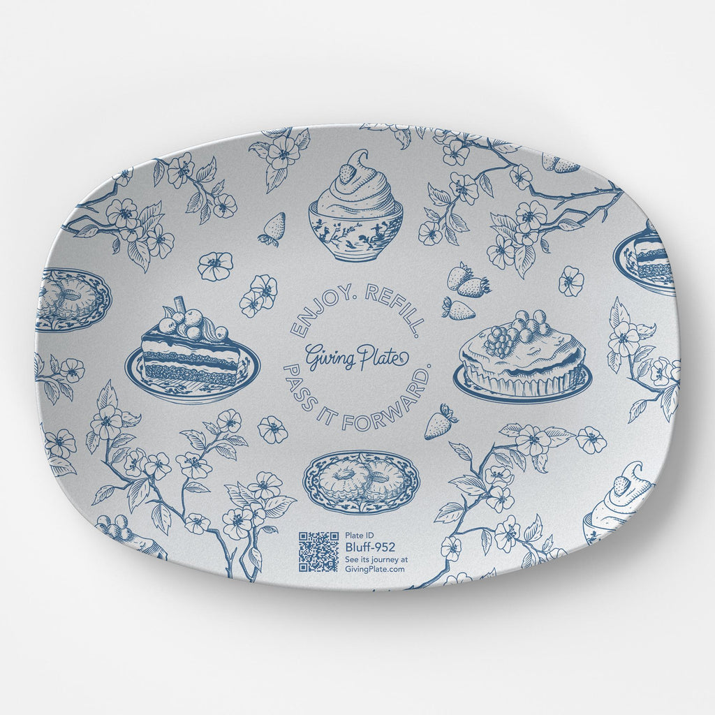 Chinoiserie-Inspired Giving Plate
